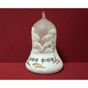 [45814866] Weihnachtsdeko Glocke Glas Winterlandschaft H 12,3 cm Bild 3