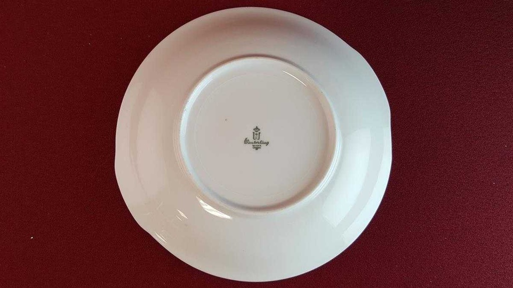 [45814874] Servierschale Steakplatte Golddekor Winterling Kobaltblau Blau Bavaria gebraucht - gut Bild 4