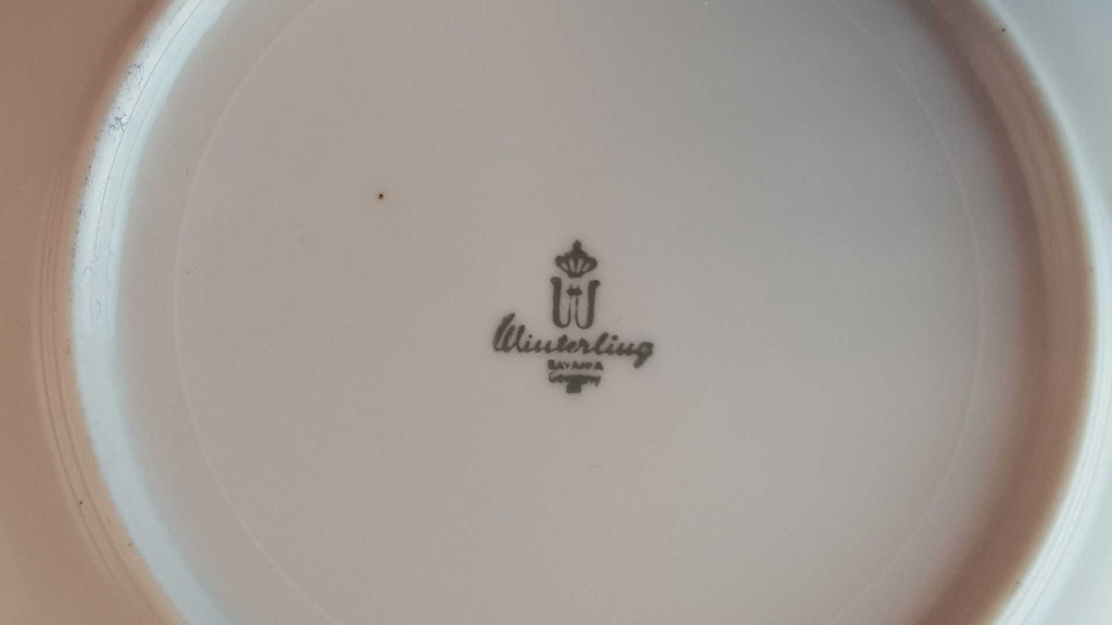 [45814874] Servierschale Steakplatte Golddekor Winterling Kobaltblau Blau Bavaria gebraucht - gut Bild 5