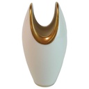 [45814883] Vase Goldrand 10,8 cm Edelstein Bavaria Form 9762 Weiß gebraucht - sehr gut Bild 2