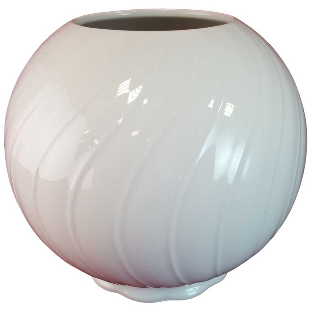 [45814922] Vase 12,8 cm Seltmann Weiden Weiß gebraucht - sehr gut Bild 2