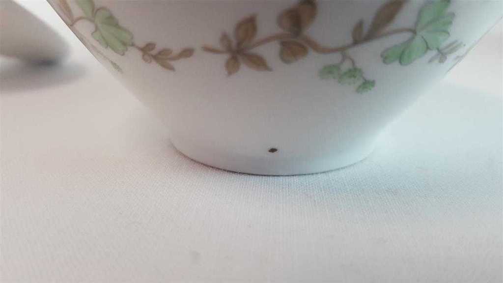 [45814939] Zuckerdose Goldrand Edelstein Bavaria Blumendekor 24179 Blumen gebraucht - sehr gut Bild 6