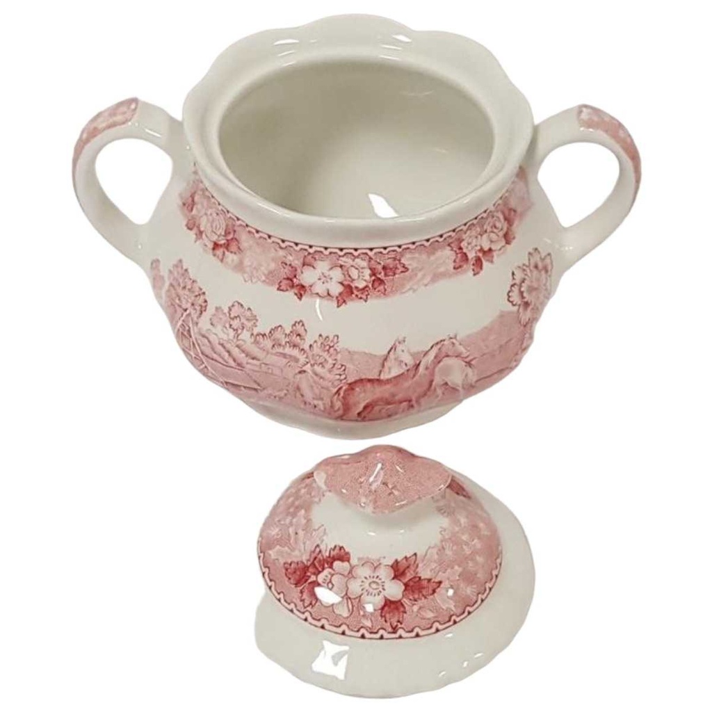 [45814962] Zuckerdose Adams English Scenic Rot gebraucht - sehr gut Bild 2