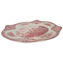 [45814963] Fleischplatte 26x21,7 cm Johnson Bros Old Britain Castles Rot gebraucht - sehr gut Bild 2