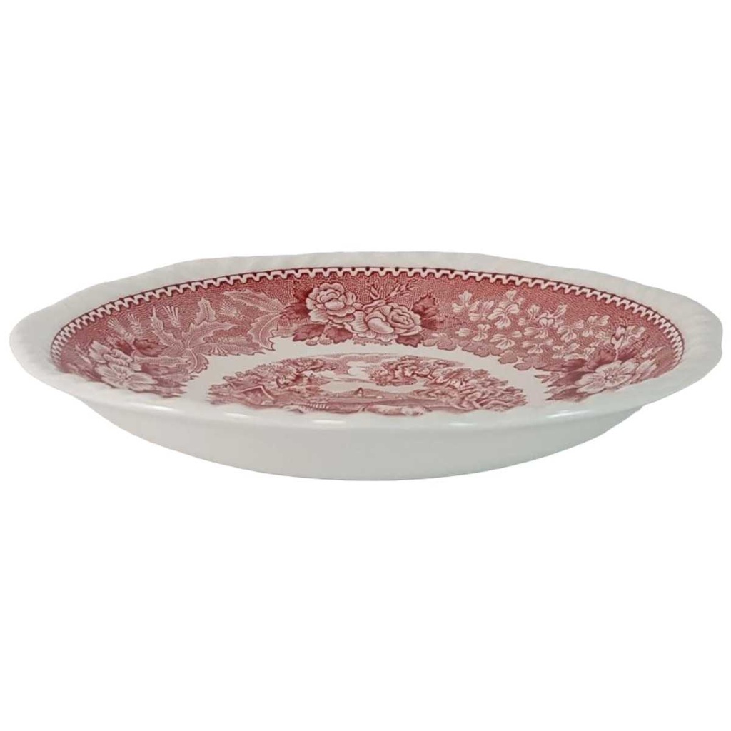 [45814964] Untertasse für Kaffee 15 cm Adams English Scenic Rot Bild 2