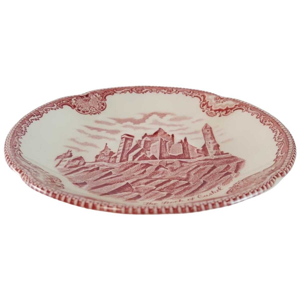 [45814966] Untertasse für Suppe 15,5 cm Johnson Bros Old Britain Castles Rot Bild 2