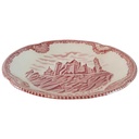 [45814966] Untertasse für Suppe 15,5 cm Johnson Bros Old Britain Castles Rot Bild 2