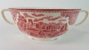 [45814968] Suppentasse mit Außendekor Suppenbecher Johnson Bros Old Britain Castles Rot Bild 3