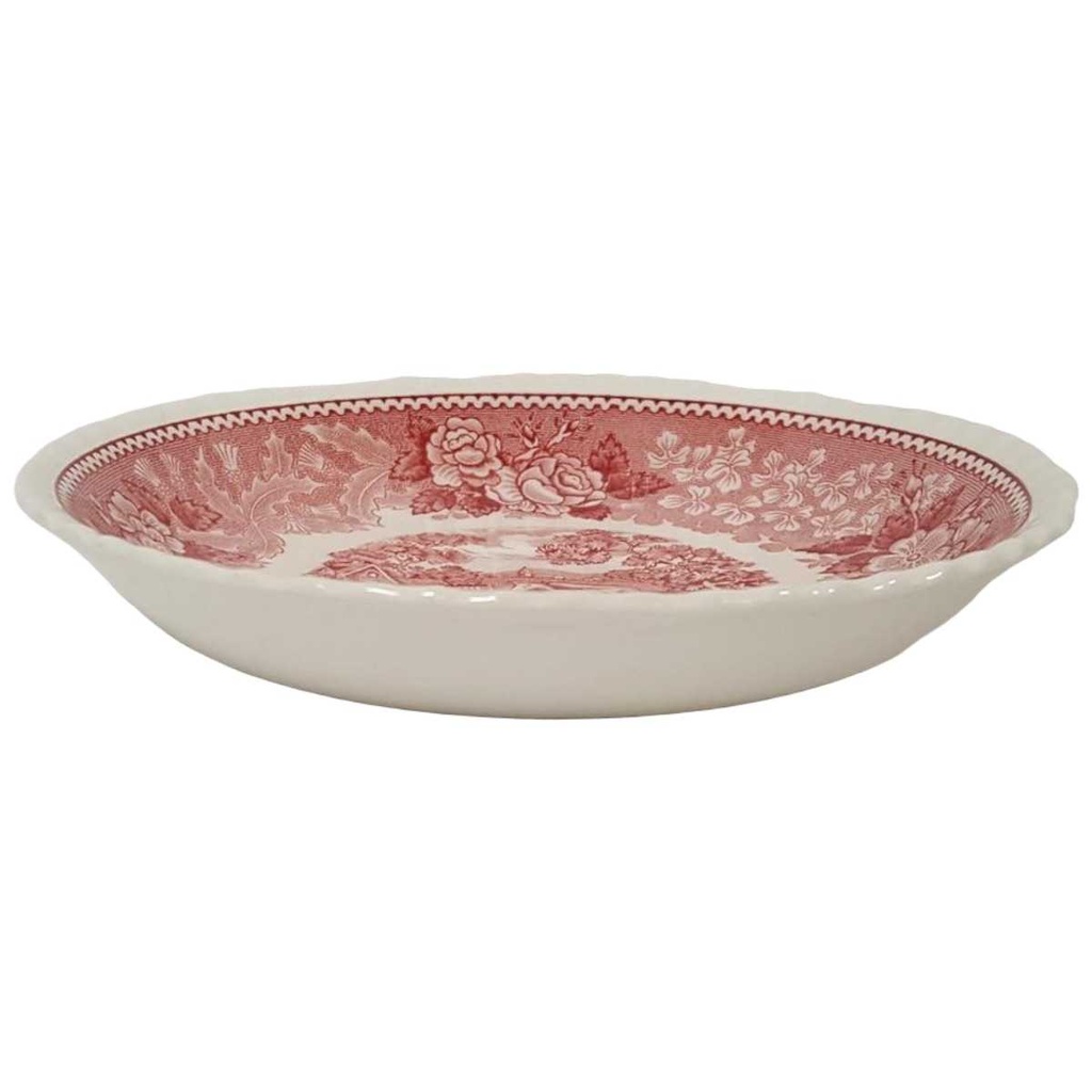 [45814975] Untertasse Schale klein 15 cm Adams English Scenic Rot gebraucht - sehr gut Bild 2