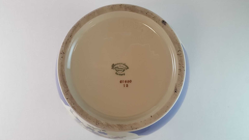[45814978] Vase 32,5 cm Thomas Porzellan Ivory Blumen gebraucht - akzeptabel Bild 9