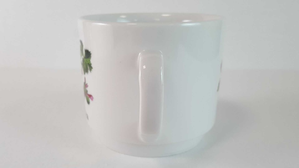 [45814979] Teetasse Tasse Seltmann Weiden rosa grün Blumendekor Blumen gebraucht - sehr gut Bild 4