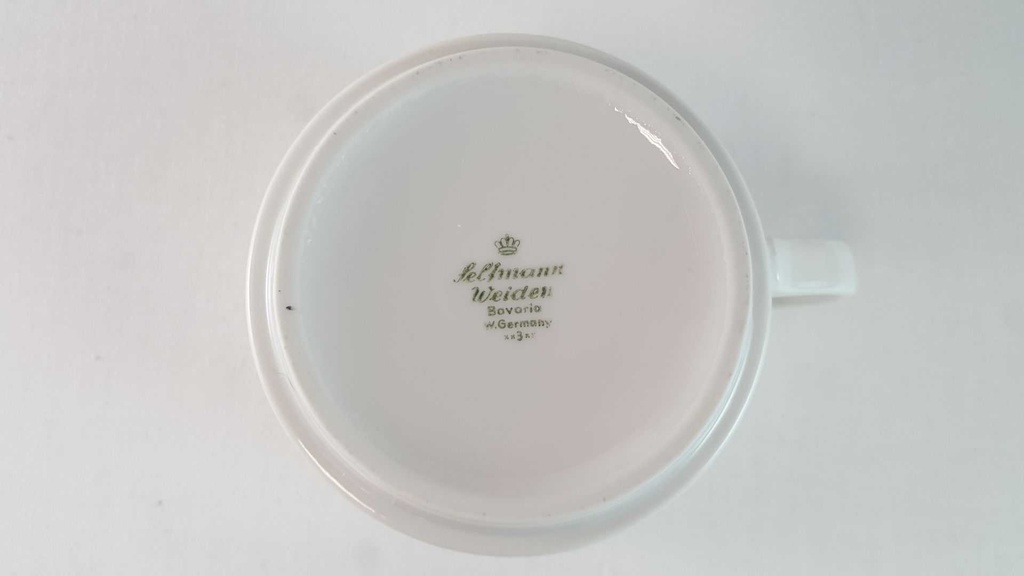 [45814979] Teetasse Tasse Seltmann Weiden rosa grün Blumendekor Blumen gebraucht - sehr gut Bild 6