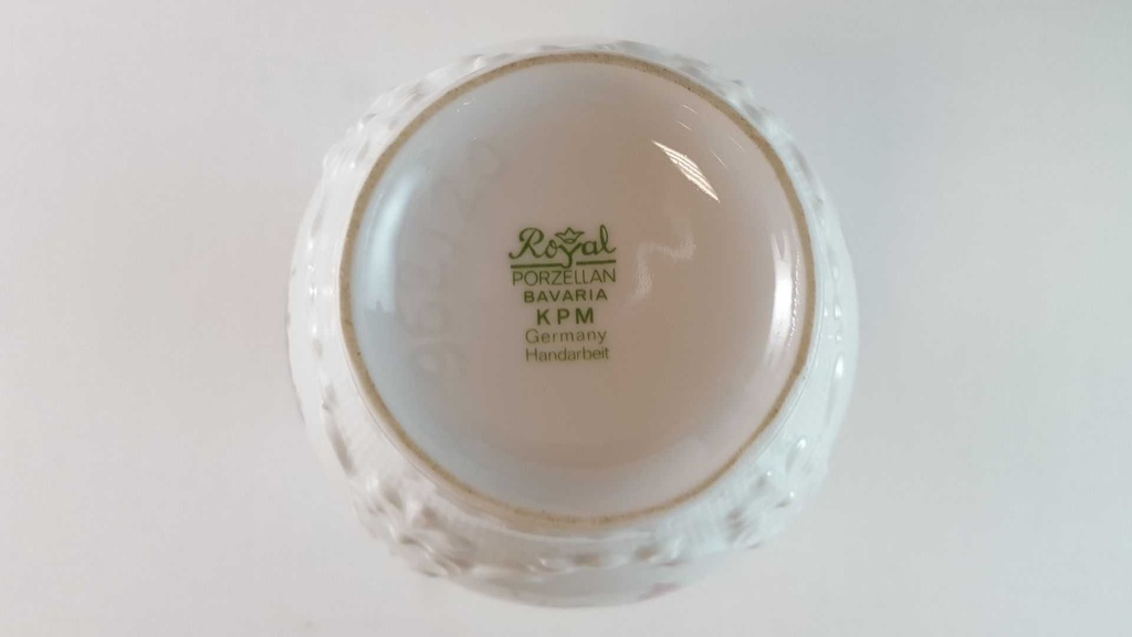 [45814980] Vase Dekorative Goldrand 19,8 cm Royal KPM Bavaria gebraucht - defekt Bild 8