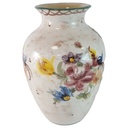 [45814982] Vase 20,3 cm Ulmer Keramik Blumen gebraucht - gut Bild 2