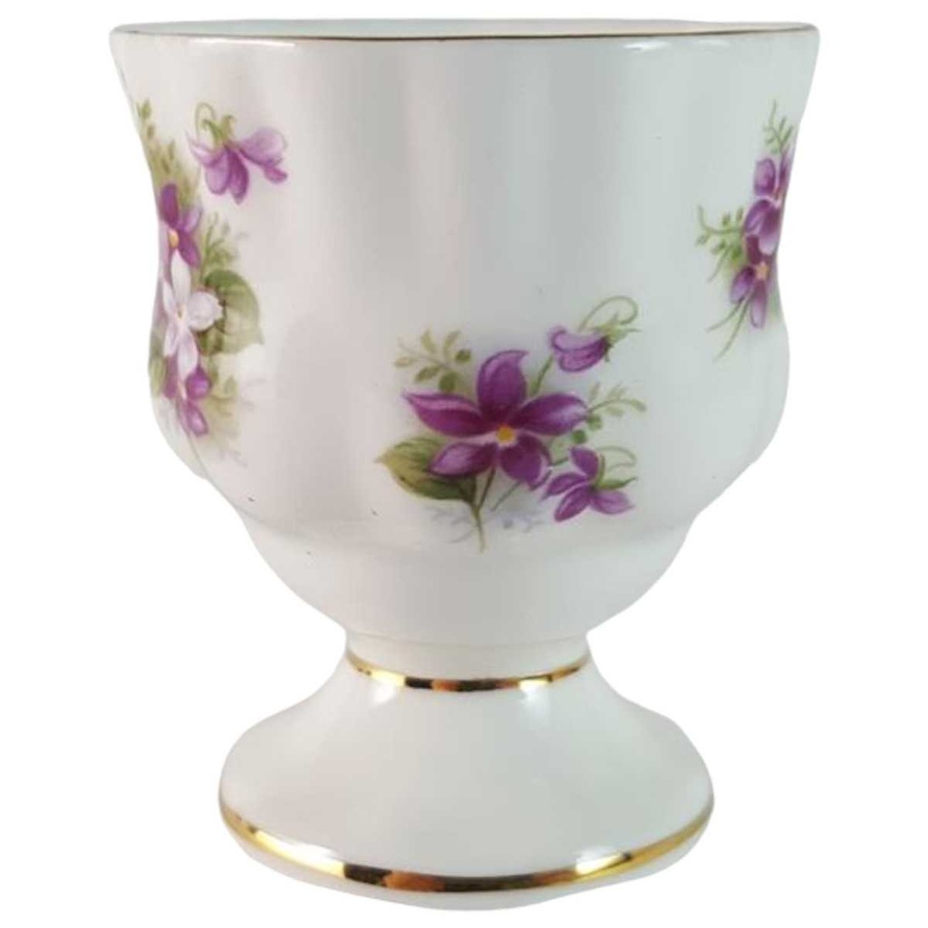 [45814987] Eierbecher auf Fuß Royal Albert Sweet Violets gebraucht - sehr gut Bild 2