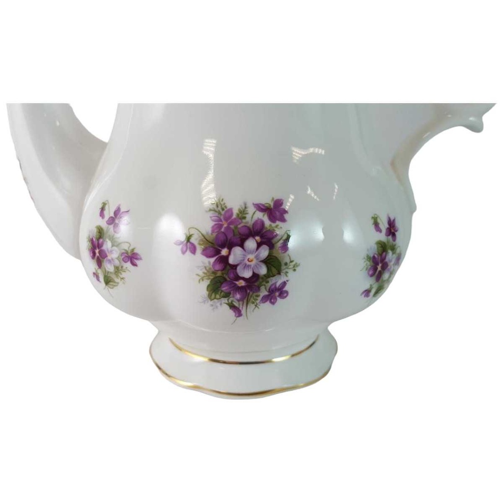 [45814990] Kaffeekanne 0,9 L Royal Albert Sweet Violets gebraucht - sehr gut Bild 2