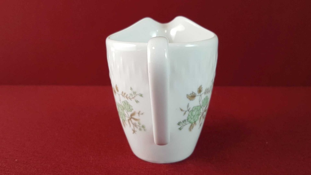 [45814998] Milchkännchen Goldrand Edelstein Bavaria Blumendekor 24179 Blumen gebraucht - sehr gut Bild 4