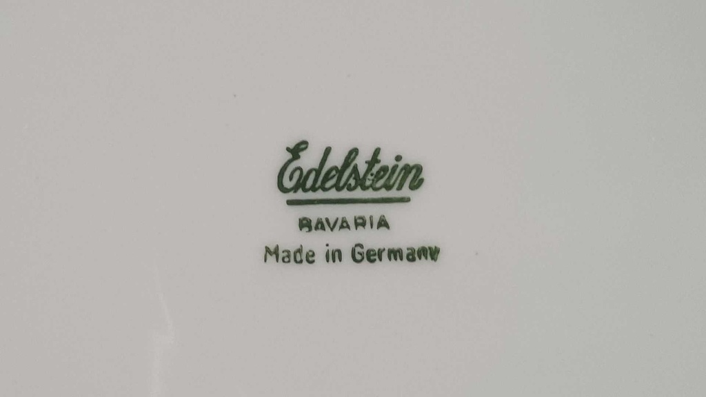 [45814999] Kuchenteller Dessertteller Frühstücksteller Goldrand 19,8 cm Edelstein Bavaria Blumendekor 24179 Blumen gebraucht - sehr gut Bild 5