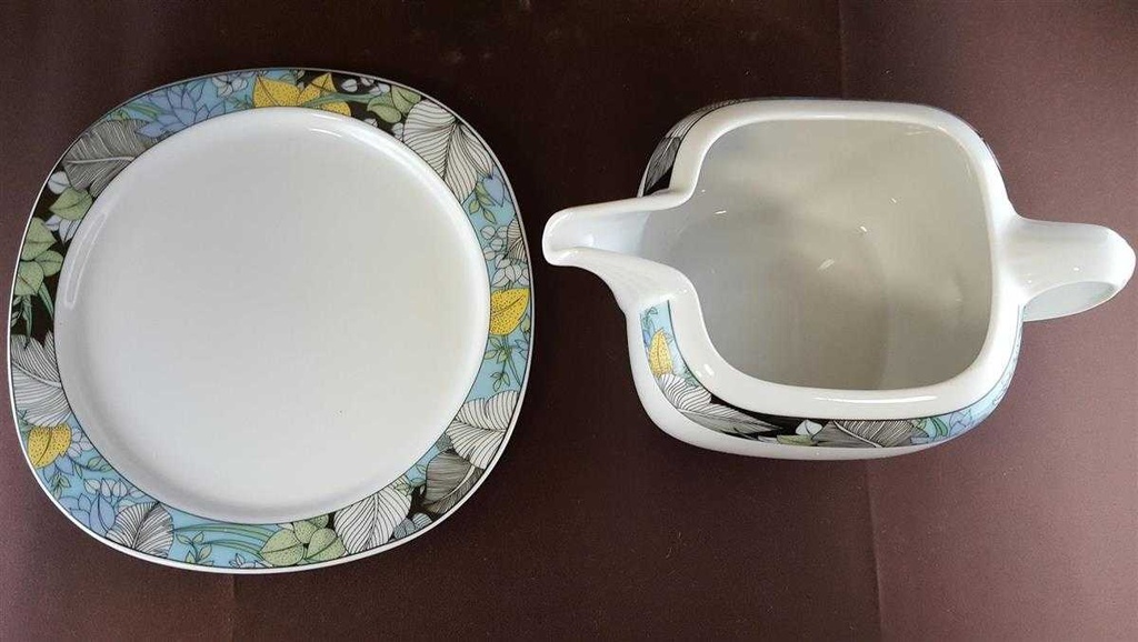 [4581500] Servierplatte Sauciere Speiseplatte Fleischplatte mit Teller 2tlg Mitterteich Form 2330 Topsi Bild 2