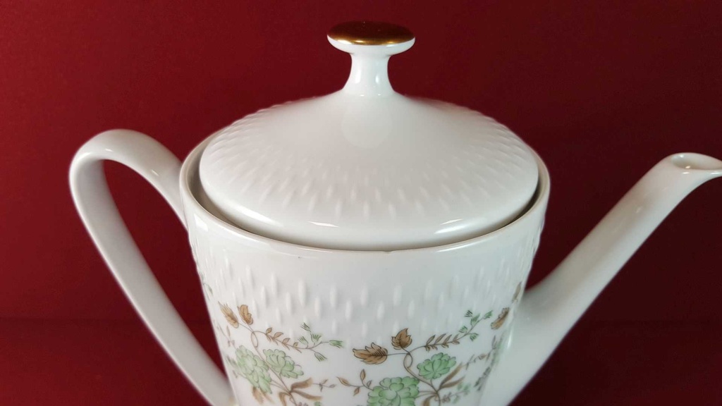 [45815001] Kaffeekanne Kanne Goldrand 1,3 L Edelstein Bavaria Blumendekor 24179 Blumen gebraucht - gut Bild 4