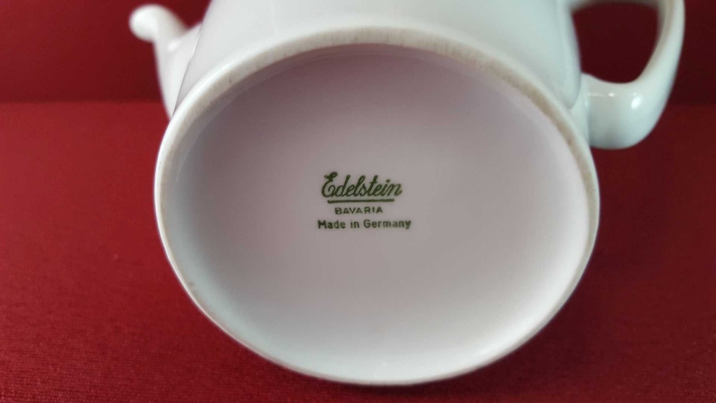 [45815001] Kaffeekanne Kanne Goldrand 1,3 L Edelstein Bavaria Blumendekor 24179 Blumen gebraucht - gut Bild 8