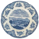 [45815007] Kuchenteller 20,2 cm Johnson Bros Old Britain Castles Blau gebraucht - sehr gut Bild 2