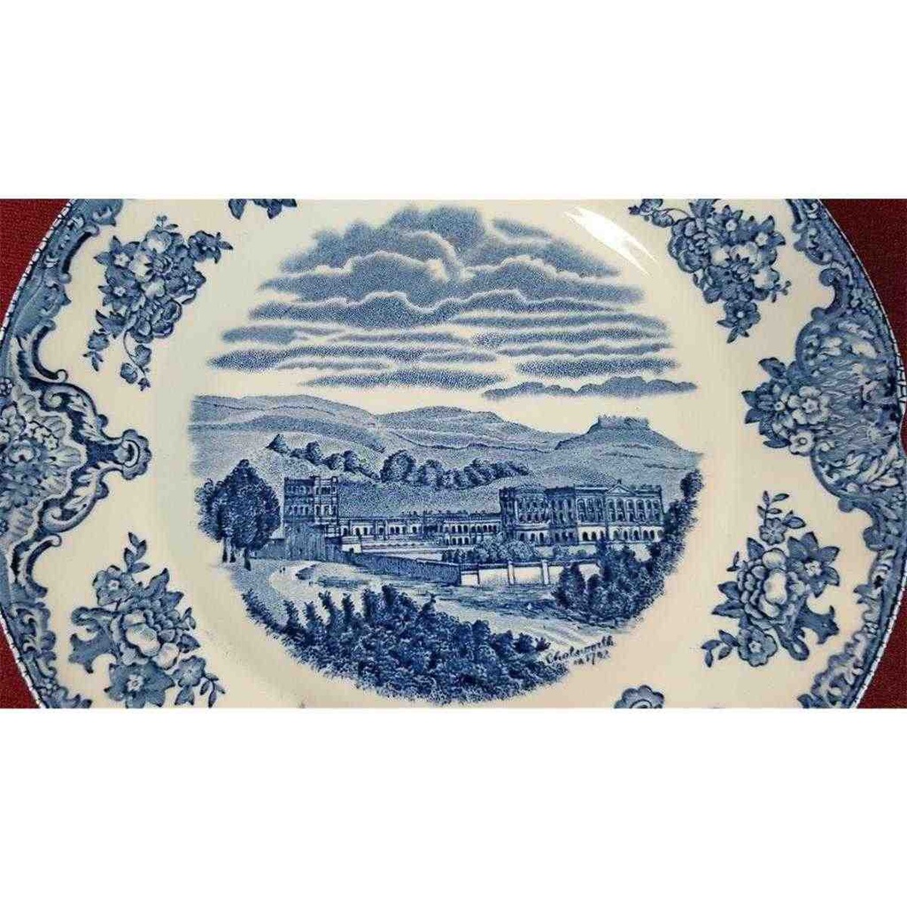 [45815007] Kuchenteller 20,2 cm Johnson Bros Old Britain Castles Blau gebraucht - sehr gut Bild 3