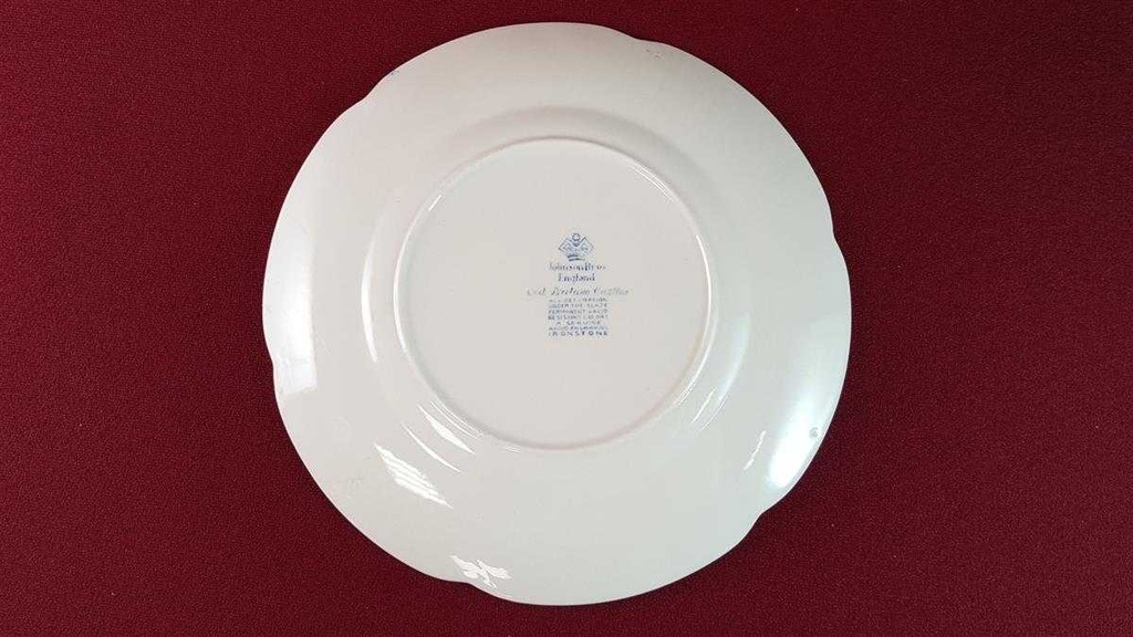 [45815007] Kuchenteller 20,2 cm Johnson Bros Old Britain Castles Blau gebraucht - sehr gut Bild 4