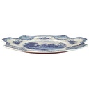 [45815008] Coupe /Sandwichplatte 26x23,8 cm Johnson Bros Old Britain Castles Blau gebraucht - sehr gut Bild 2