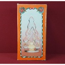 [45815016] Kerzenhalter Teelichthalter Glas Tannenbaum H 16,5 cm in OVP Bild 2