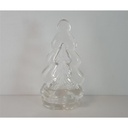 [45815016] Kerzenhalter Teelichthalter Glas Tannenbaum H 16,5 cm in OVP Bild 3