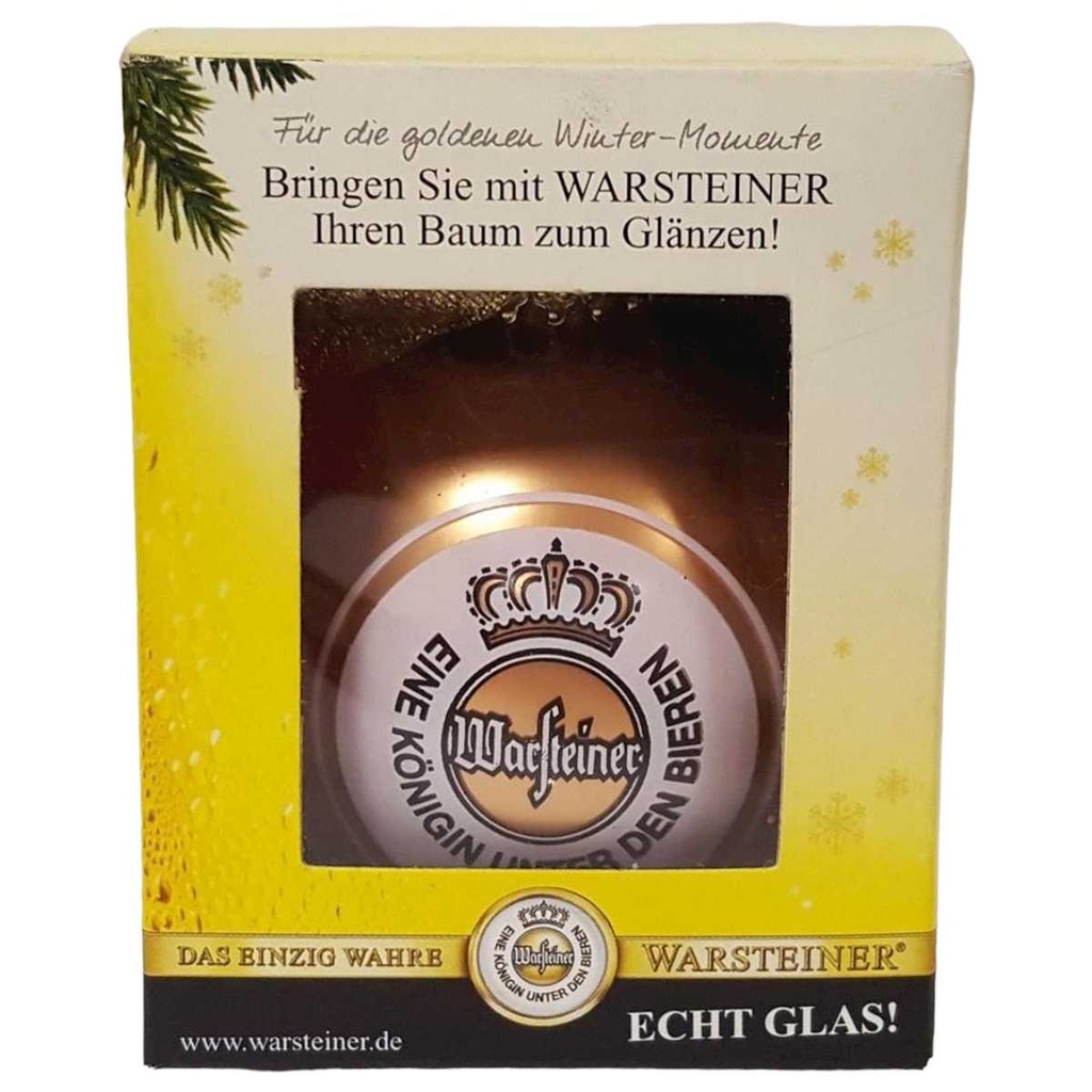[45815017] Christbaumkugel 6,5 cm Warsteiner gebraucht - gut Bild 2