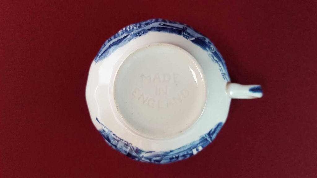 [45815023] Teetasse Tasse mit Innendekor Johnson Bros Old Britain Castles Blau Bild 5