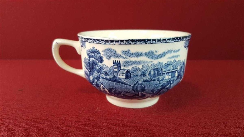 [45815024] Teetasse Tasse ohne Innendekor Johnson Bros Old Britain Castles Blau gebraucht - sehr gut Bild 3
