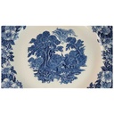 [45815026] Speiseteller Essteller groß 28,5 cm Enoch Wedgwood Woodland Blau gebraucht - gut Bild 2