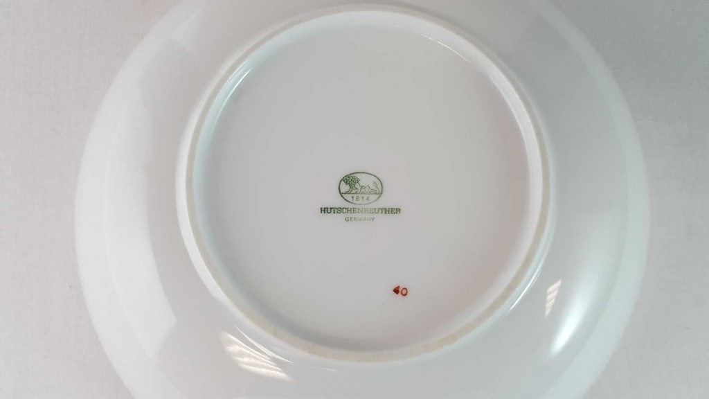 [45815033] Gebäckschale Konfektschale 19 cm Hutschenreuther Lucina rosa Rose gebraucht - sehr gut Bild 6