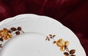 [4581504] Kuchenteller Dessertteller Frühstücksteller 19,6 cm Mitterteich Form 110 Braune Rose gebraucht - sehr gut Bild 2