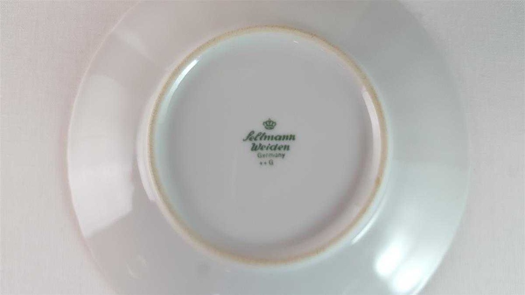 [45815040] Untertasse für Tee/Kaffee Seltmann Weiden Dorothea China Blau gebraucht - sehr gut Bild 4