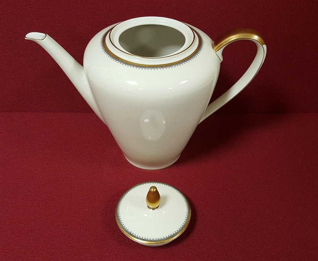 [45815049] Kaffeekanne Kanne Goldrand 2 L Eschenbach Alte Formen 010171 Schwarze Ranke gebraucht - gut Bild 4