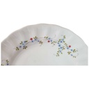 [45815062] Kuchenteller 19,8 cm Winterling Kirchenlamitz blau rot Blümchen Relief Wellenrand gebraucht - sehr gut Bild 2