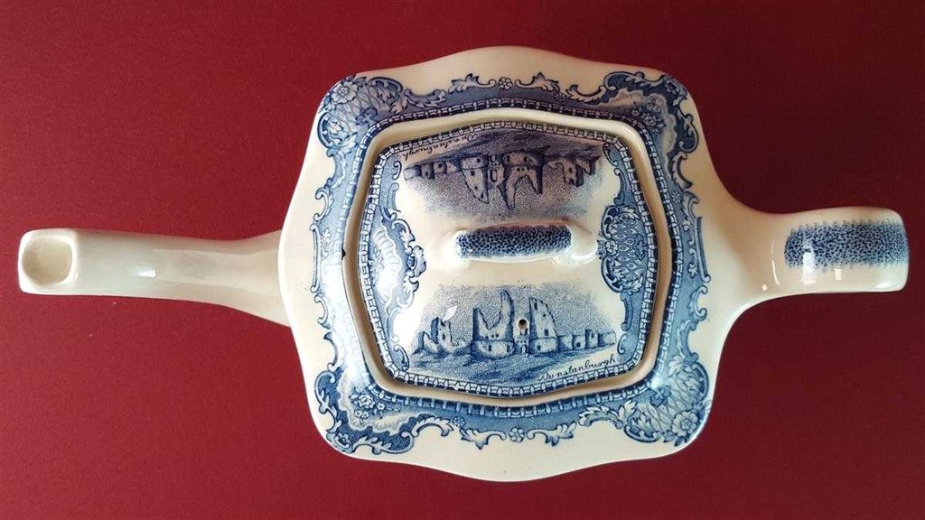 [45815070] Kaffeekanne Kanne 1,6 L Johnson Bros Old Britain Castles Blau gebraucht - gut Bild 5