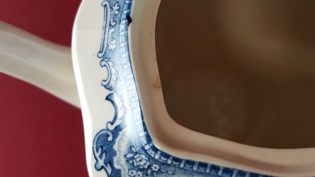 [45815070] Kaffeekanne Kanne 1,6 L Johnson Bros Old Britain Castles Blau gebraucht - gut Bild 6