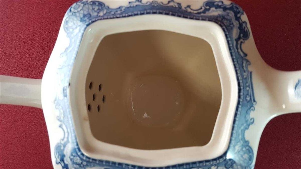 [45815070] Kaffeekanne Kanne 1,6 L Johnson Bros Old Britain Castles Blau gebraucht - gut Bild 8