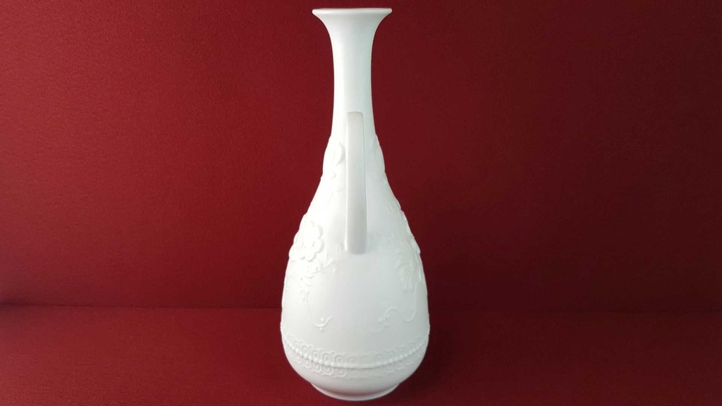 [45815083] Vase Henkelvase 22,8 cm AK Kaiser Porzellan Weiß gebraucht - sehr gut Bild 5