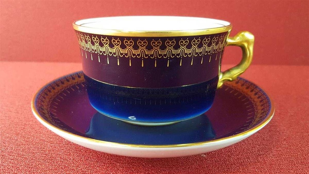 [45815091] Kaffeegedeck Golddekor 3tlg Einzelteile gebraucht - sehr gut Bild 4