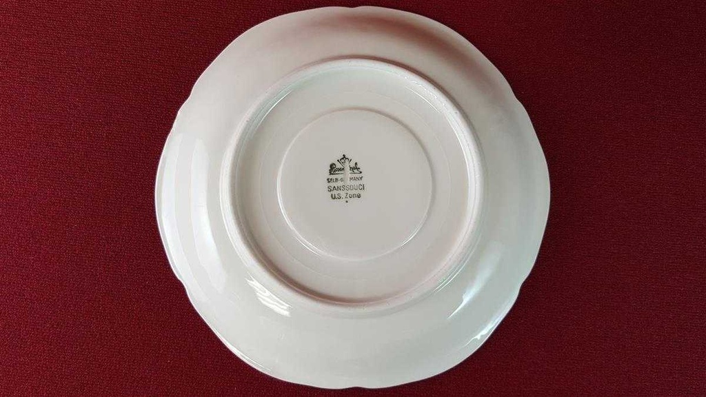 [45815092] Kuchenteller Teetasse Tasse Teegedeck Teeset 3tlg Rosenthal Sanssouci Elfenbeinfarben Elfenbein Beige gebraucht - gut Bild 8