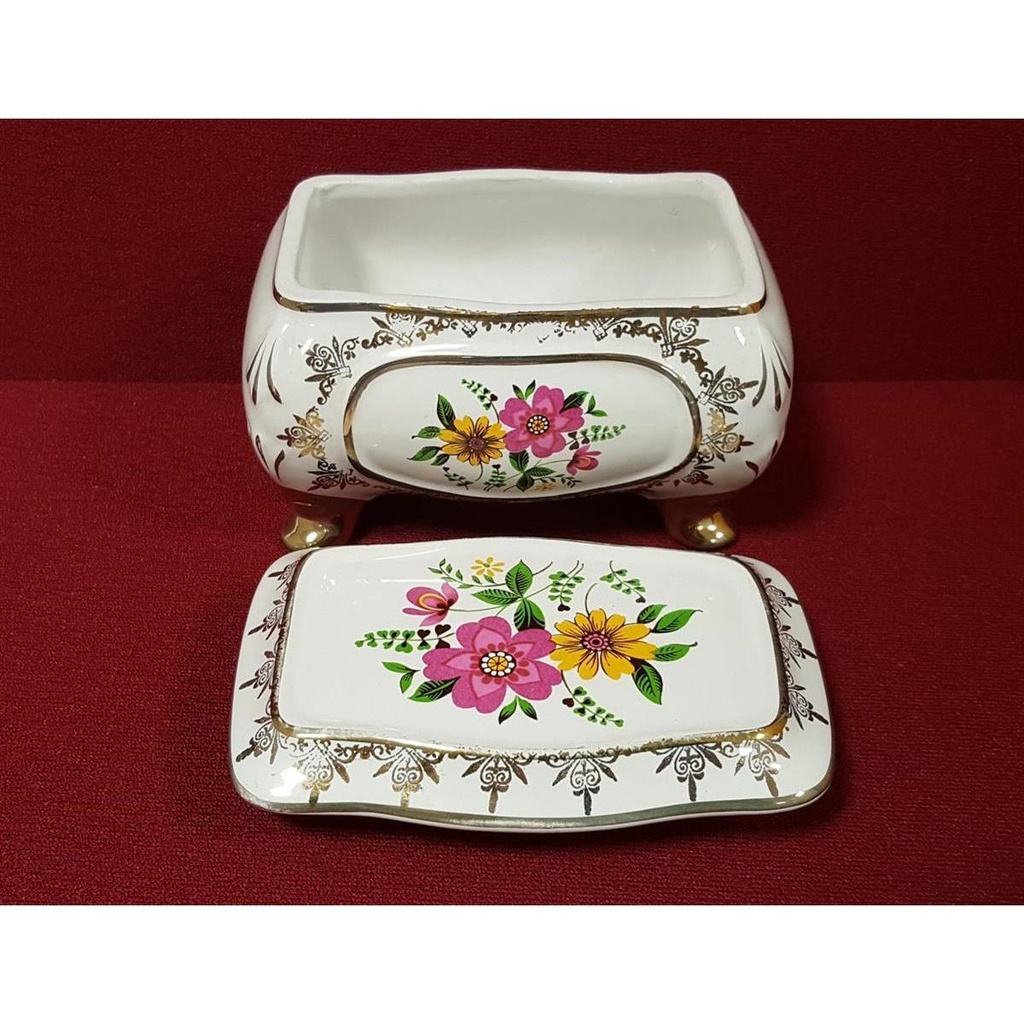 [45815094] Deckeldose Bonboniere 7,8 cm Loucarte Portugal gebraucht - gut Bild 2