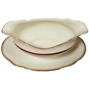[45815102] Sauciere Goldrand 1tlg Tielsch Altwasser Beige gebraucht - gut Bild 2