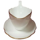 [45815103] Sauciere mit Teller Goldrand 1tlg Seltmann Weiden Inka 2679 gebraucht - gut Bild 2