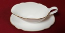 [45815103] Sauciere mit Teller Goldrand 1tlg Seltmann Weiden Inka 2679 gebraucht - gut Bild 4